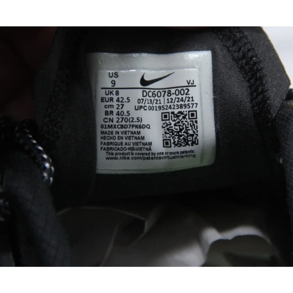 Nike Air Max Terrascape Plus Shoes Mens 9 Black Anthracite Street Hip-Hop Grunge
